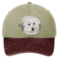 Coton de Tulear  Embroidered Two Tone Baseball Cap