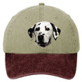 Dalmatian  Embroidered Two Tone Baseball Cap