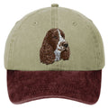 English Springer Spaniel  Embroidered Two Tone Baseball Cap