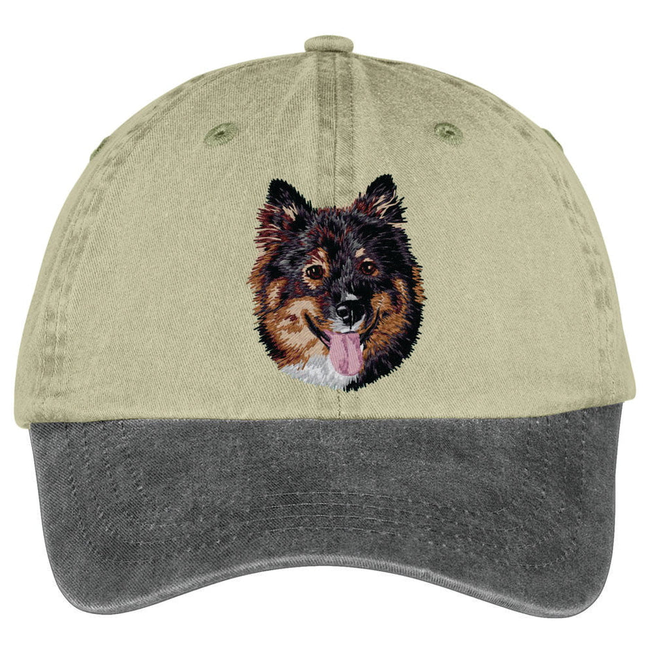 Finnish Lapphund  Embroidered Two Tone Baseball Cap