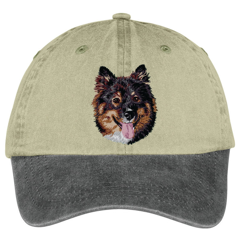 Finnish Lapphund  Embroidered Two Tone Baseball Cap