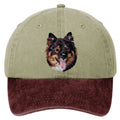 Finnish Lapphund  Embroidered Two Tone Baseball Cap