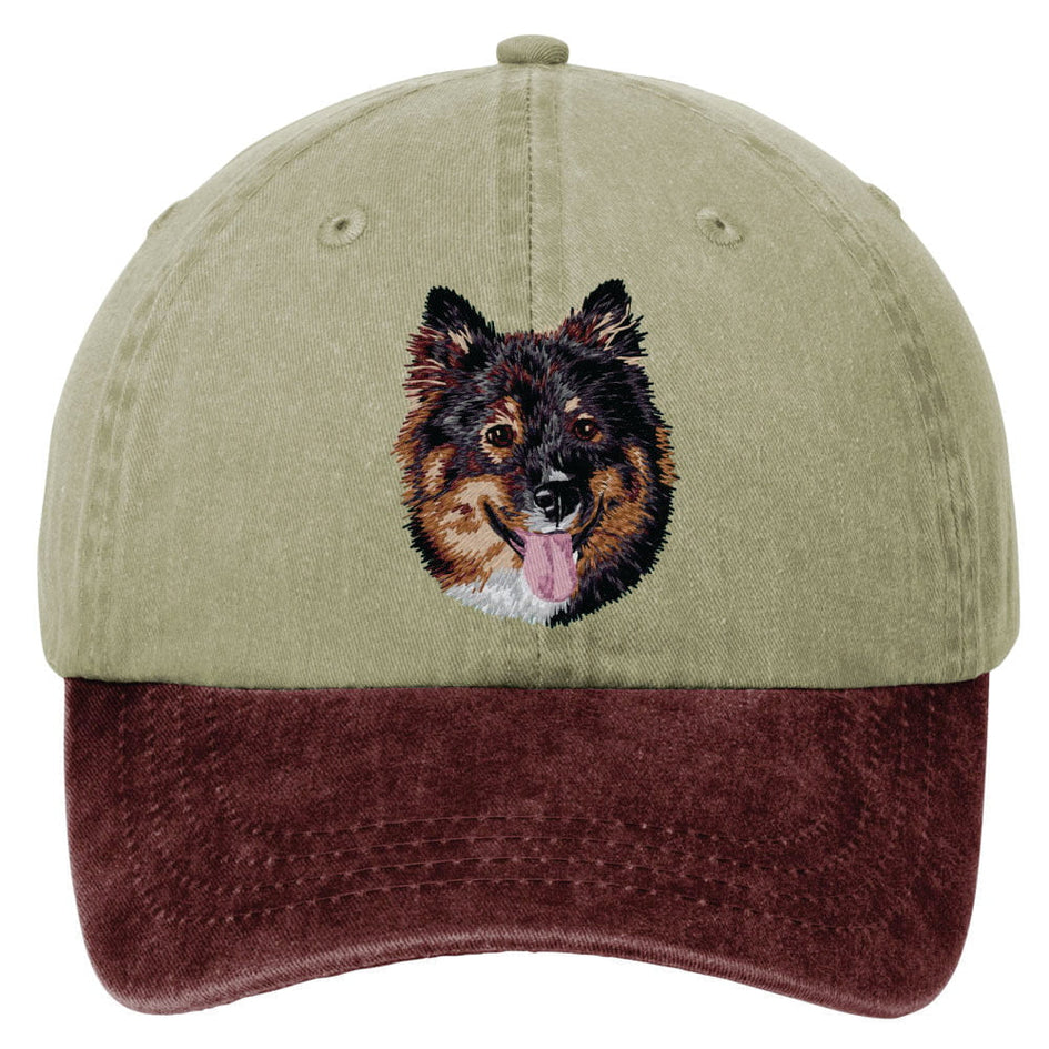 Finnish Lapphund  Embroidered Two Tone Baseball Cap