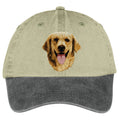 Golden Retriever  Embroidered Two Tone Baseball Cap