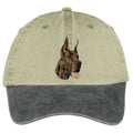 Great Dane  Embroidered Two Tone Baseball Cap