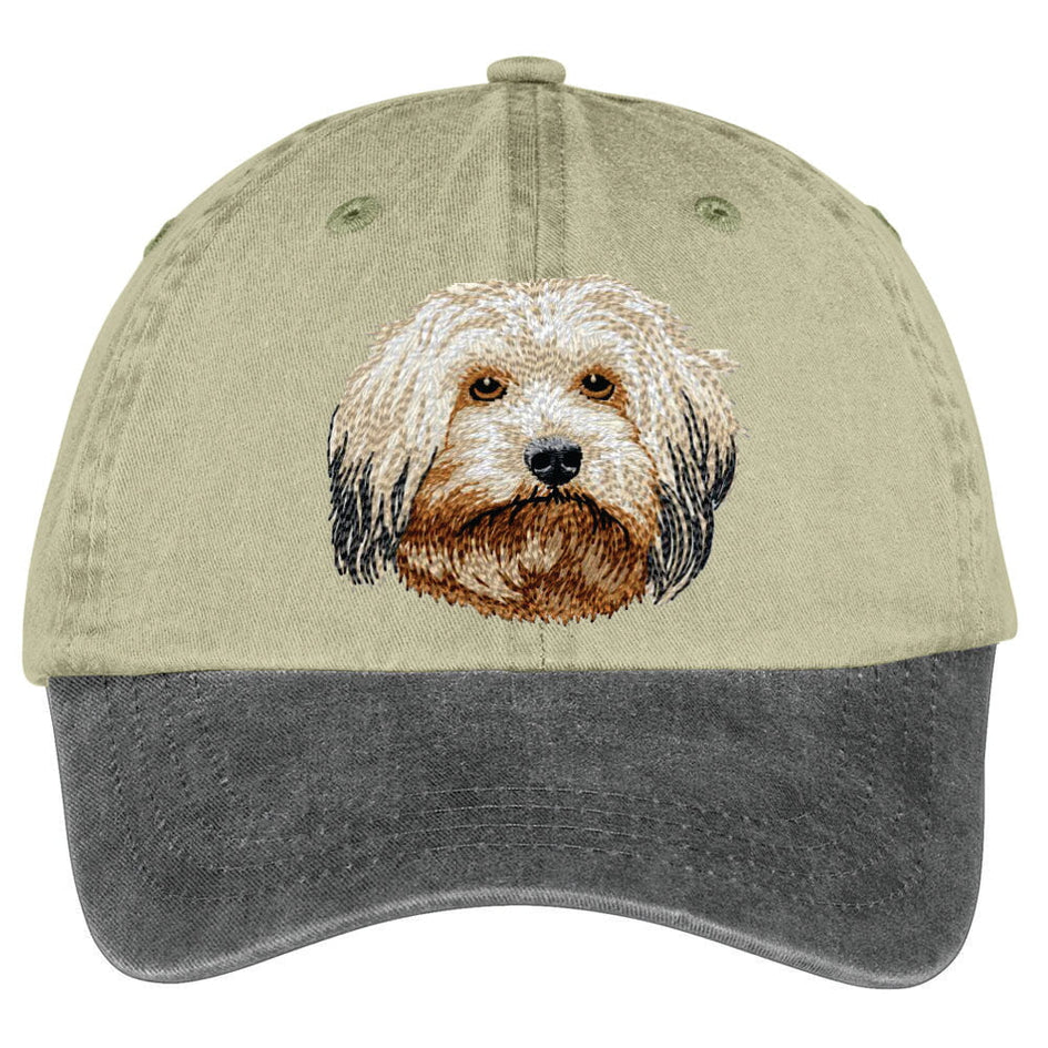 Havanese  Embroidered Two Tone Baseball Cap