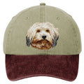 Havanese  Embroidered Two Tone Baseball Cap