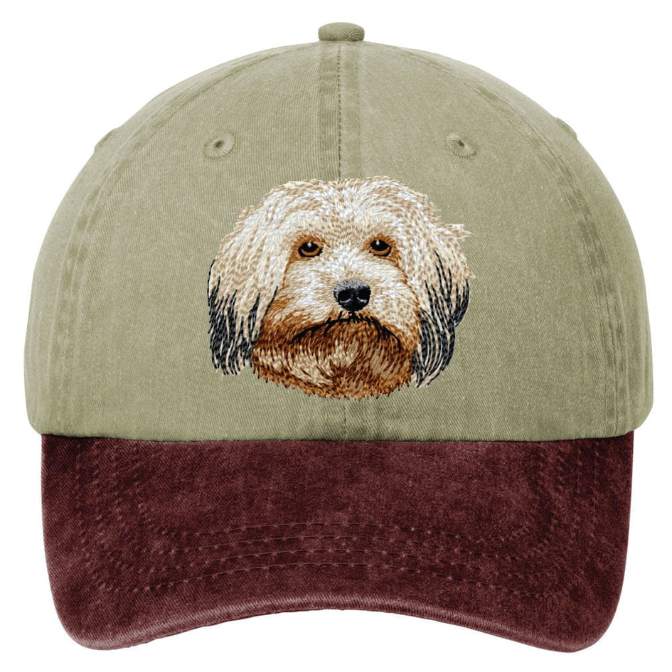 Havanese  Embroidered Two Tone Baseball Cap