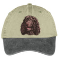 Irish Water Spaniel  Embroidered Two Tone Baseball Cap