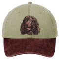 Irish Water Spaniel  Embroidered Two Tone Baseball Cap