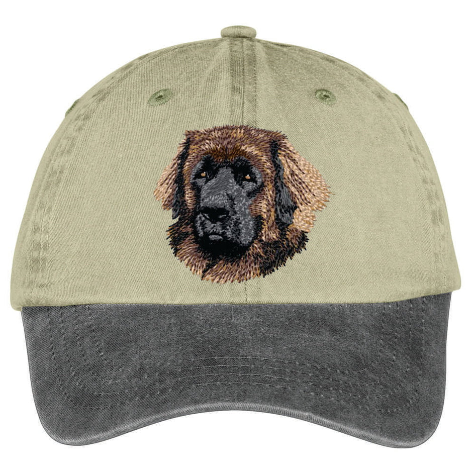 Leonberger  Embroidered Two Tone Baseball Cap