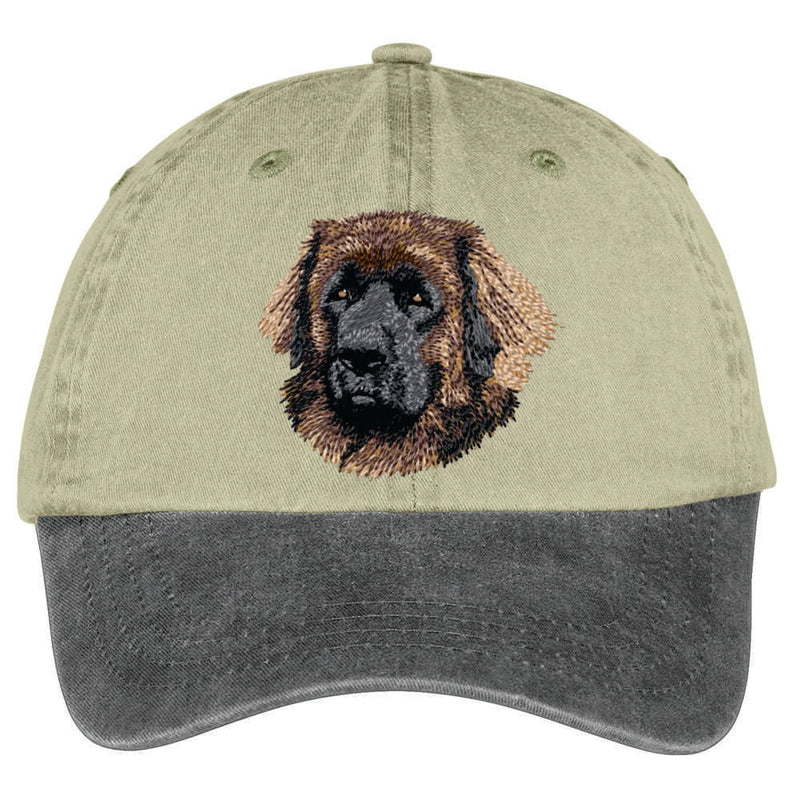 Leonberger  Embroidered Two Tone Baseball Cap