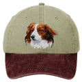Nederlandse Kooikerhondje  Embroidered Two Tone Baseball Cap