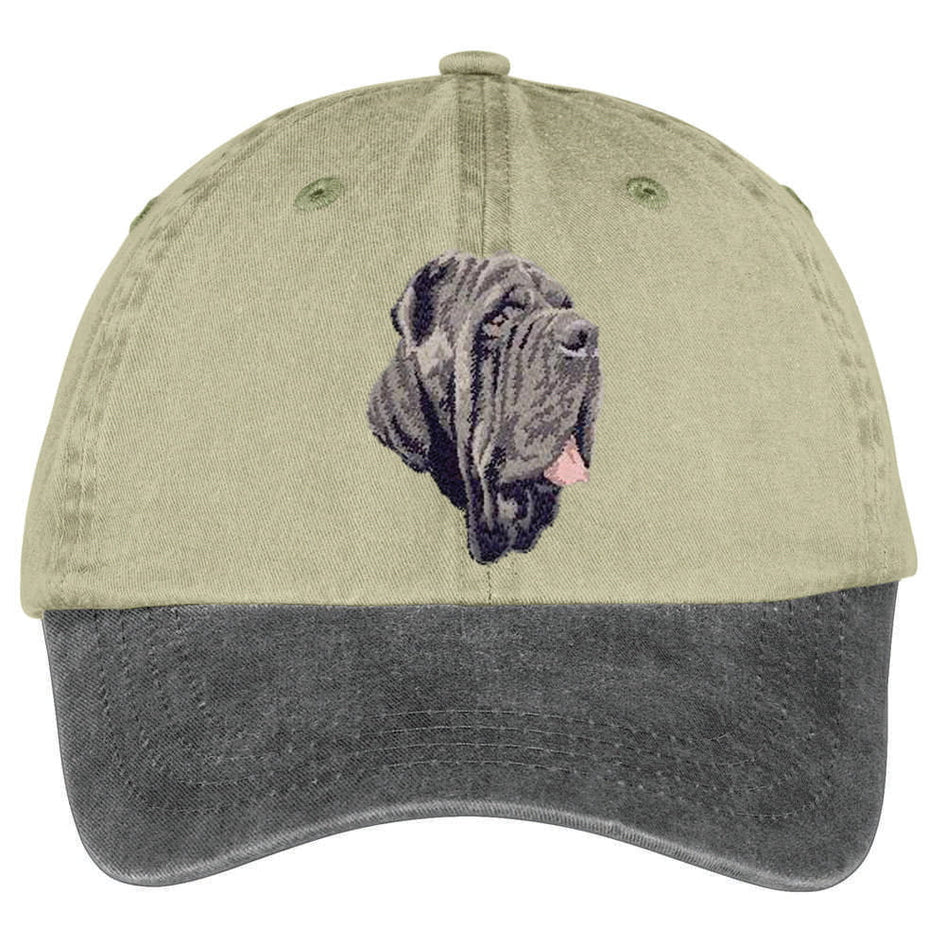 Neapolitan Mastiff  Embroidered Two Tone Baseball Cap