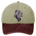 Neapolitan Mastiff  Embroidered Two Tone Baseball Cap