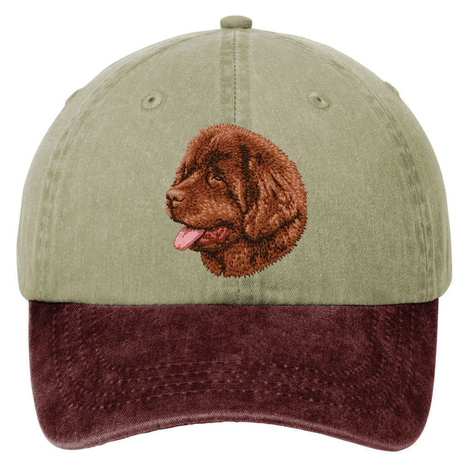 Newfoundland  Embroidered Two Tone Baseball Cap