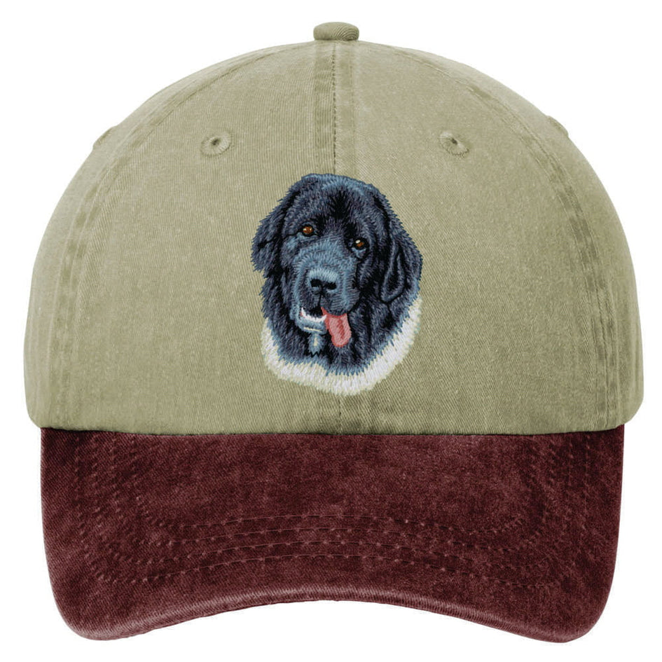 Newfoundland  Embroidered Two Tone Baseball Cap