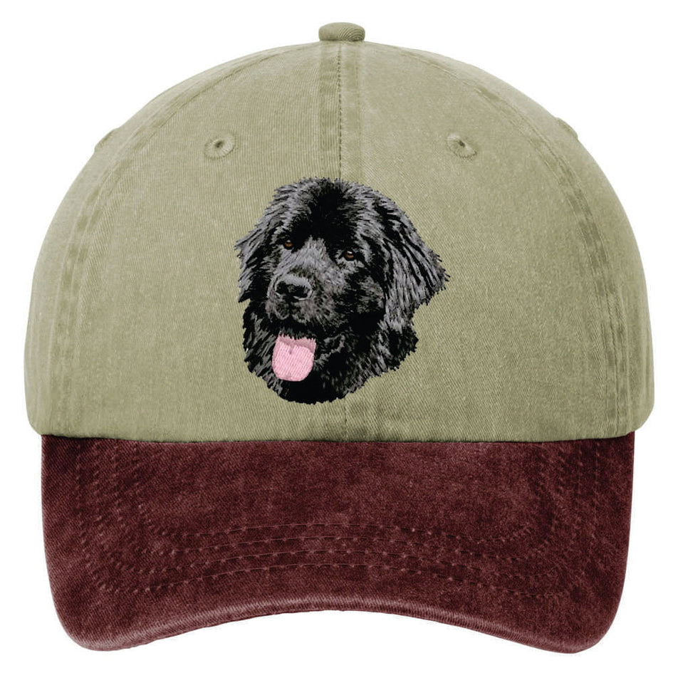 Newfoundland  Embroidered Two Tone Baseball Cap