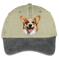 Pembroke Welsh Corgi  Embroidered Two Tone Baseball Cap