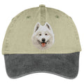 Samoyed  Embroidered Two Tone Baseball Cap