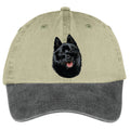 Schipperke  Embroidered Two Tone Baseball Cap