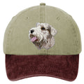 Sealyham Terrier  Embroidered Two Tone Baseball Cap