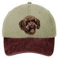 Spanish Water Dog  Embroidered Two Tone Baseball Cap