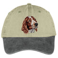 Welsh Springer Spaniel  Embroidered Two Tone Baseball Cap