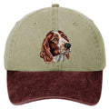Welsh Springer Spaniel  Embroidered Two Tone Baseball Cap