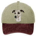 Whippet  Embroidered Two Tone Baseball Cap