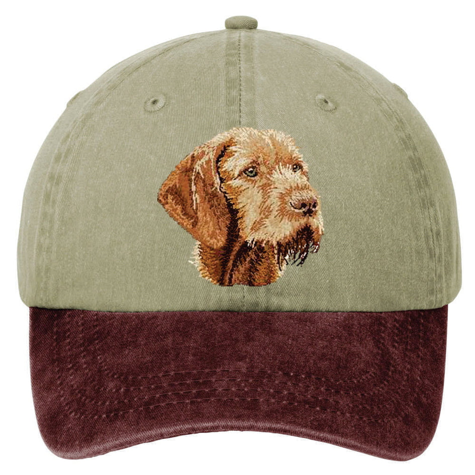 Wirehaired Vizsla  Embroidered Two Tone Baseball Cap