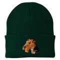 Airedale Terrier Embroidered Beanie