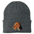 Airedale Terrier Embroidered Beanie