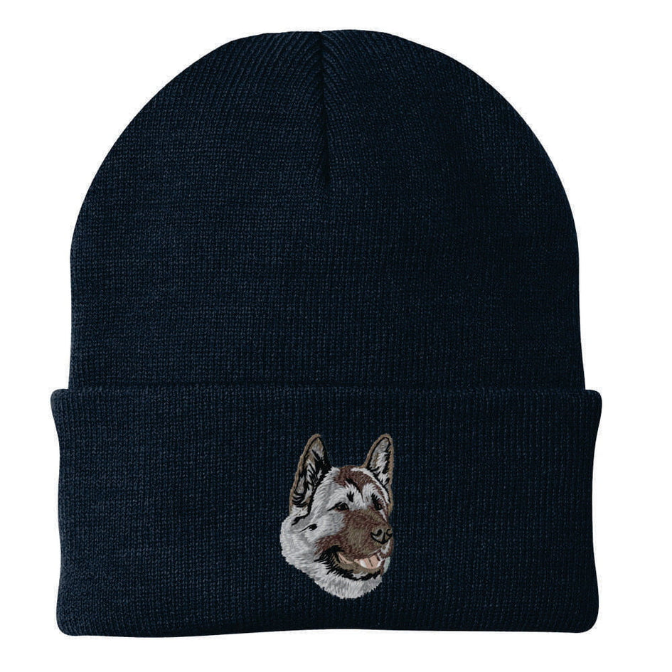 Akita Embroidered Beanie