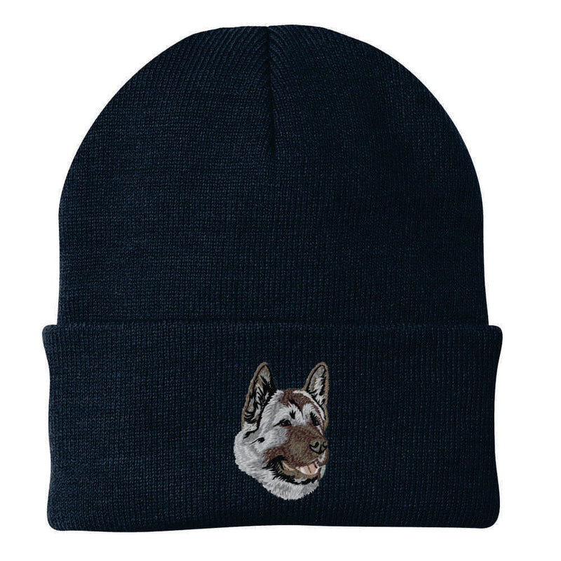 Akita Embroidered Beanie