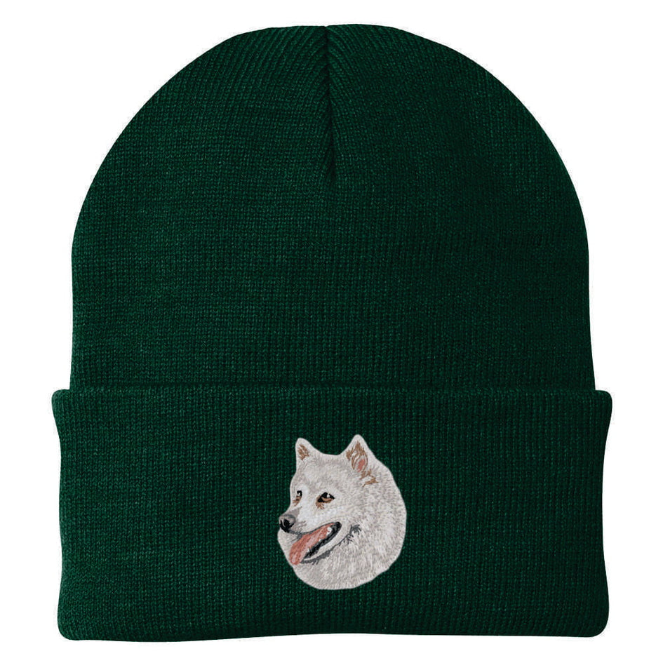 American Eskimo Dog Embroidered Beanie