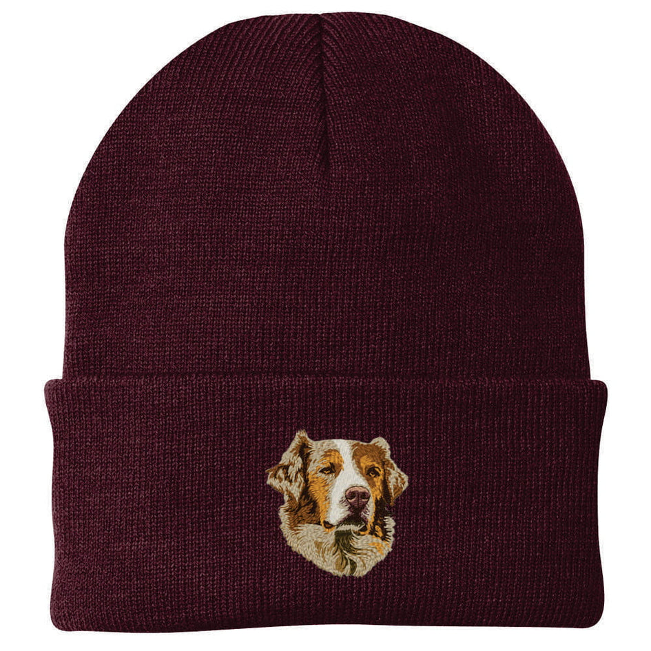 Australian Shepherd Embroidered Beanie