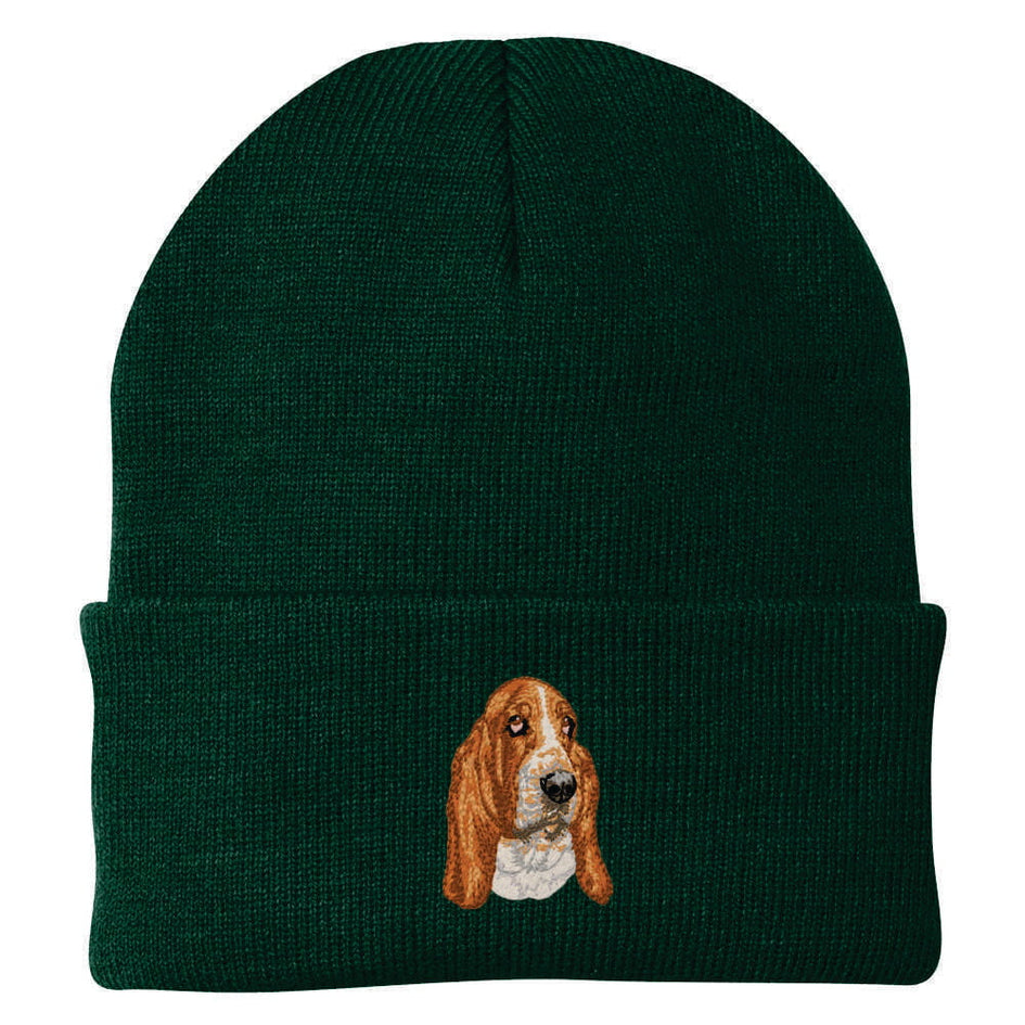 Basset Hound Embroidered Beanie