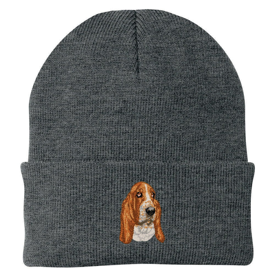 Basset Hound Embroidered Beanie