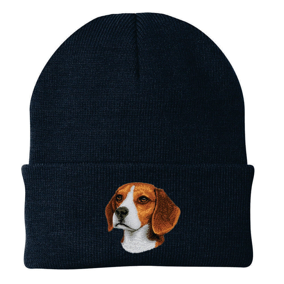 Beagle Embroidered Beanie