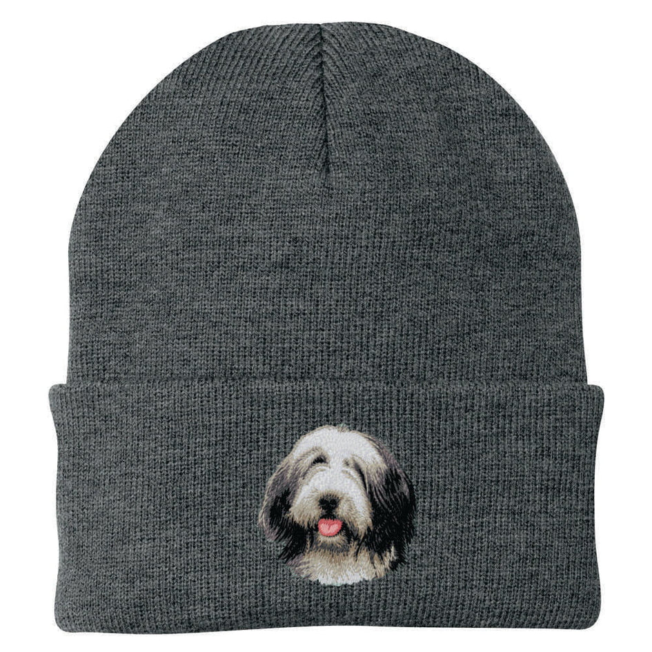 Bearded Collie Embroidered Beanie