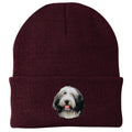 Bearded Collie Embroidered Beanie