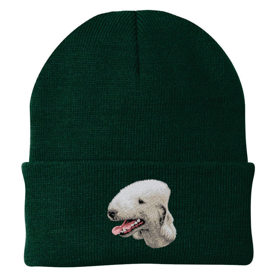 Bedlington Terrier Embroidered Beanie
