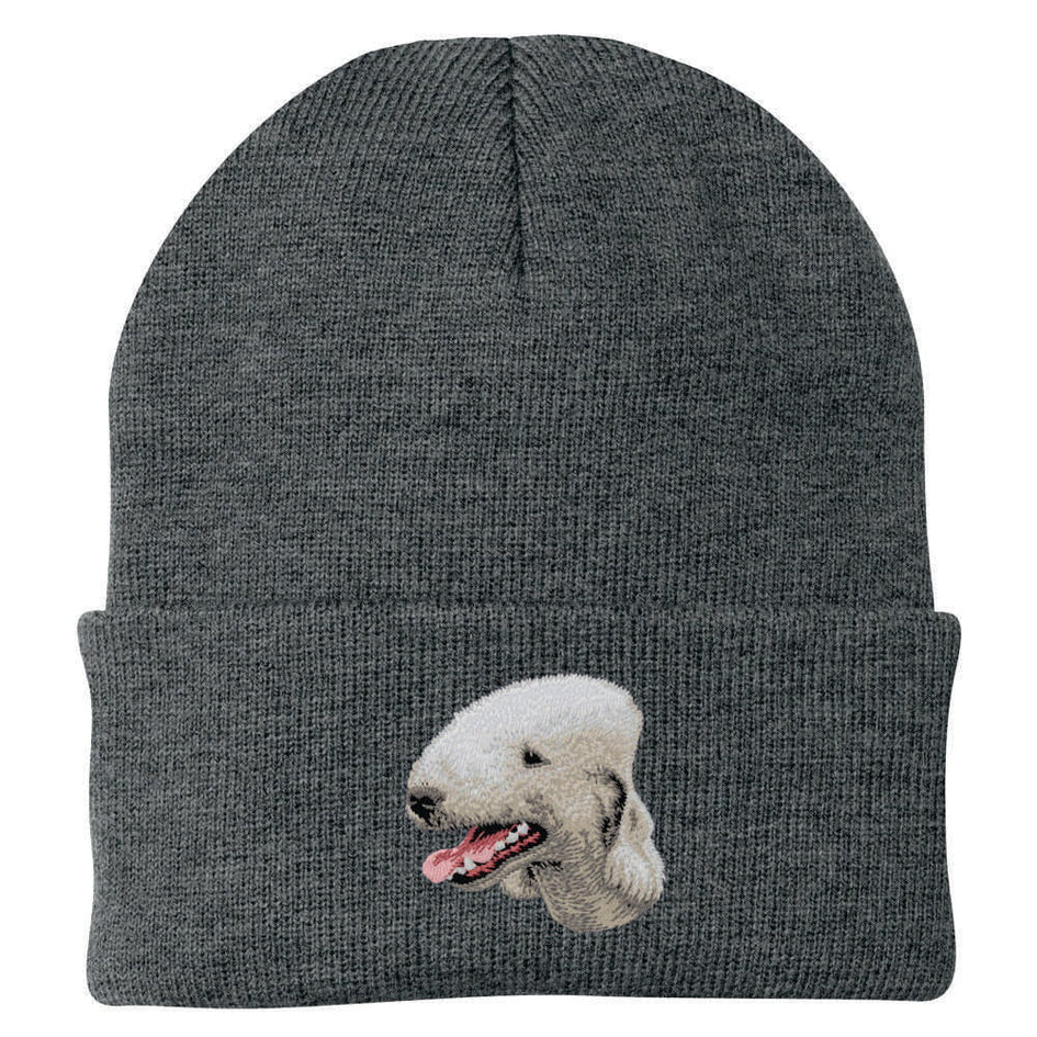 Bedlington Terrier Embroidered Beanie
