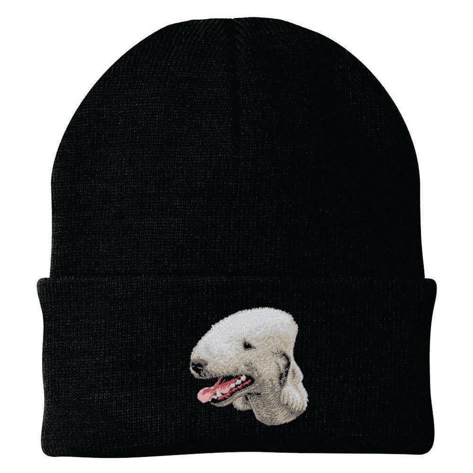 Bedlington Terrier Embroidered Beanie