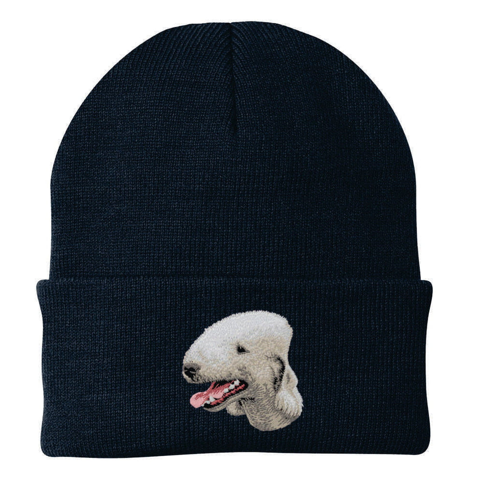 Bedlington Terrier Embroidered Beanie