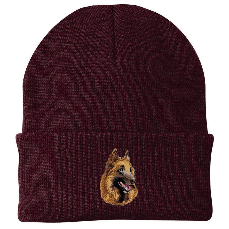 Belgian Tervuren Embroidered Beanie