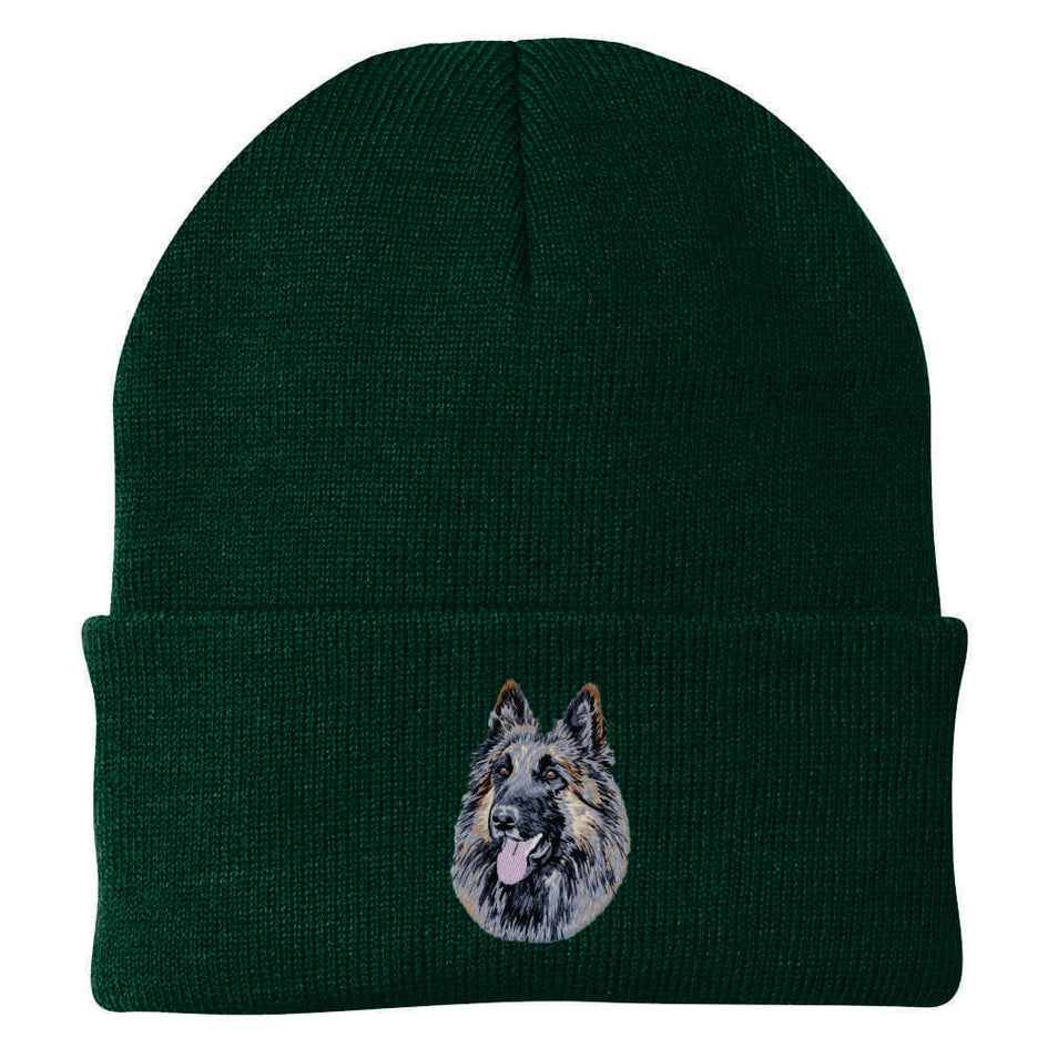 Belgian Tervuren Embroidered Beanie