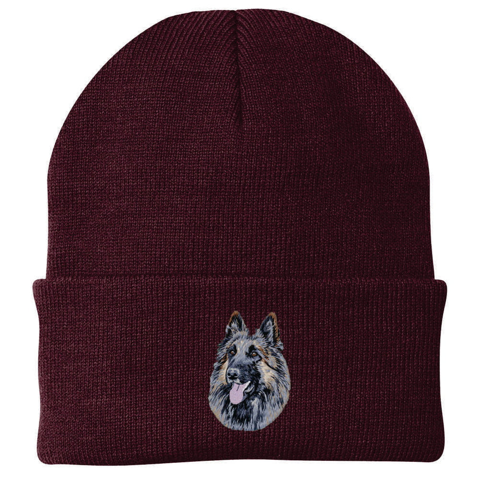Belgian Tervuren Embroidered Beanie