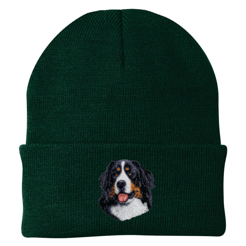 Bernese Mountain Dog Embroidered Beanie